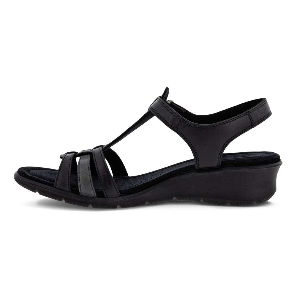 Sandalias Mujer - ECCO Finola T-Bar Strap - Negros - VNB319058